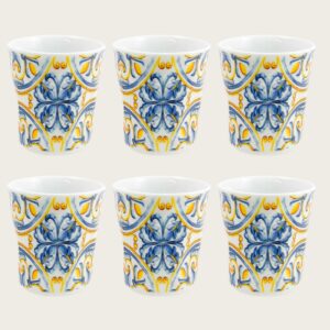 SET 6 BICCHIERINI DA CAFFE' VIETRI