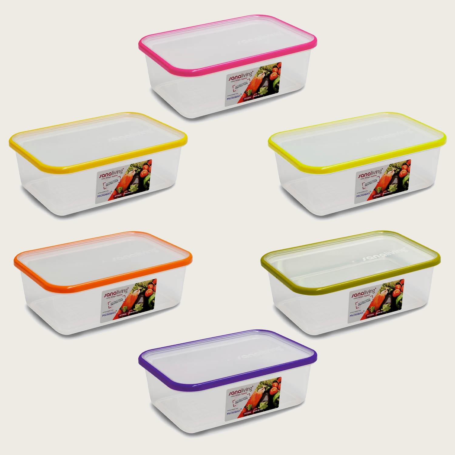 CONTENITORE IN PLASTICA FRIGO BOX CM.24x16,5x8