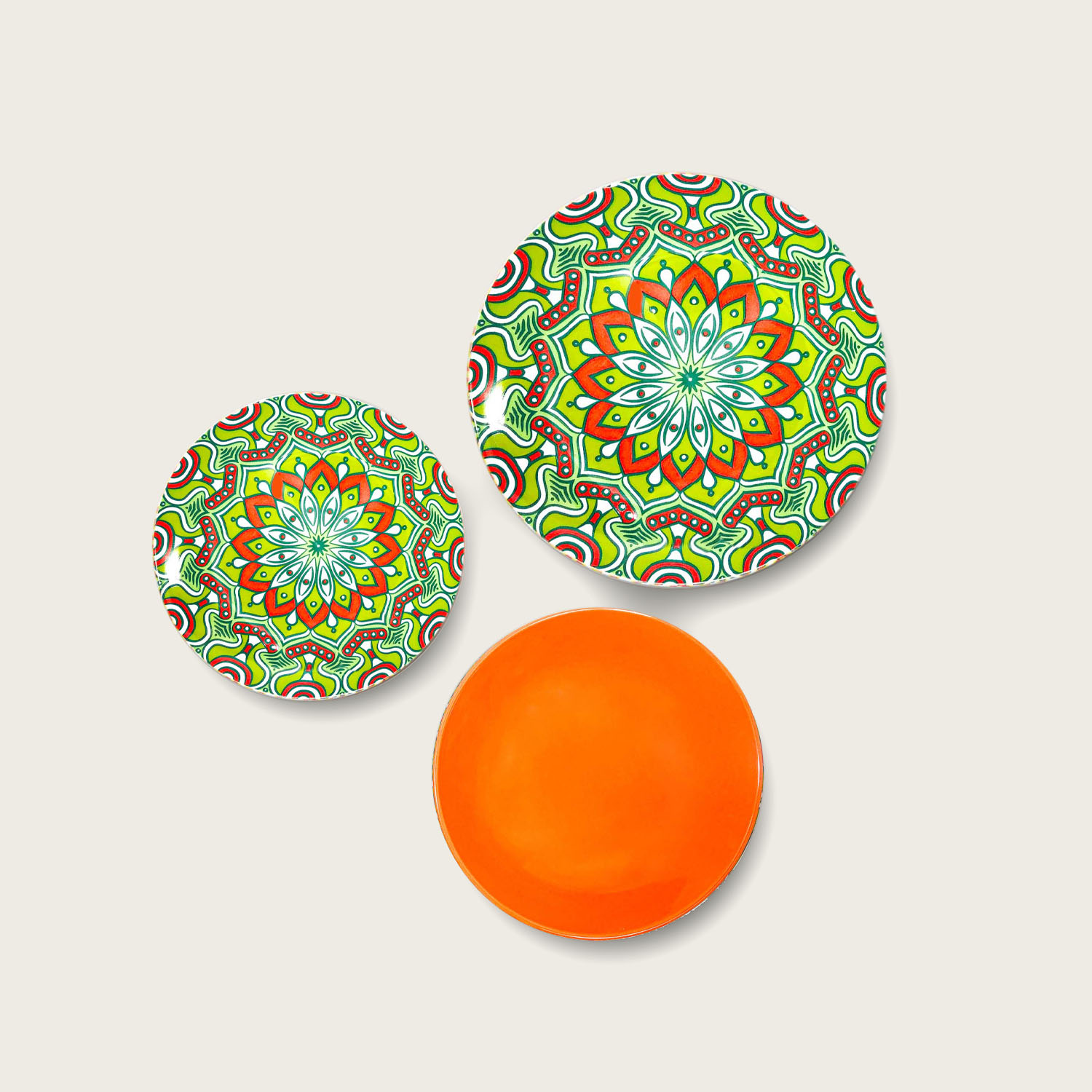 SET 18 PIATTI COORDINATI ORANGE