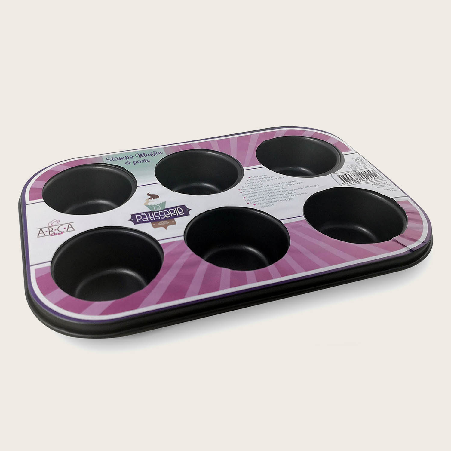 SHERCHPRY 6 Stampi Per Muffin A Forma Di Fiore – Antiaderenti, In Alluminio, Per Torte E Budini