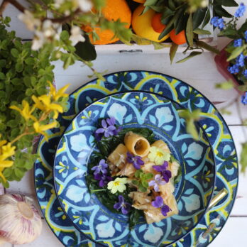 Piatti In Porcellana Fiori Summer Kimie