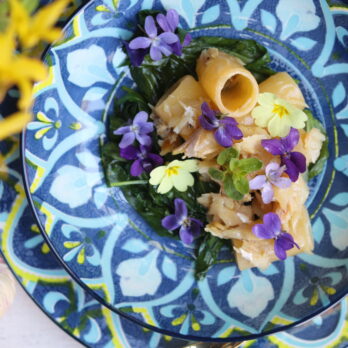 Piatti In Porcellana Fiori Summer Kimie