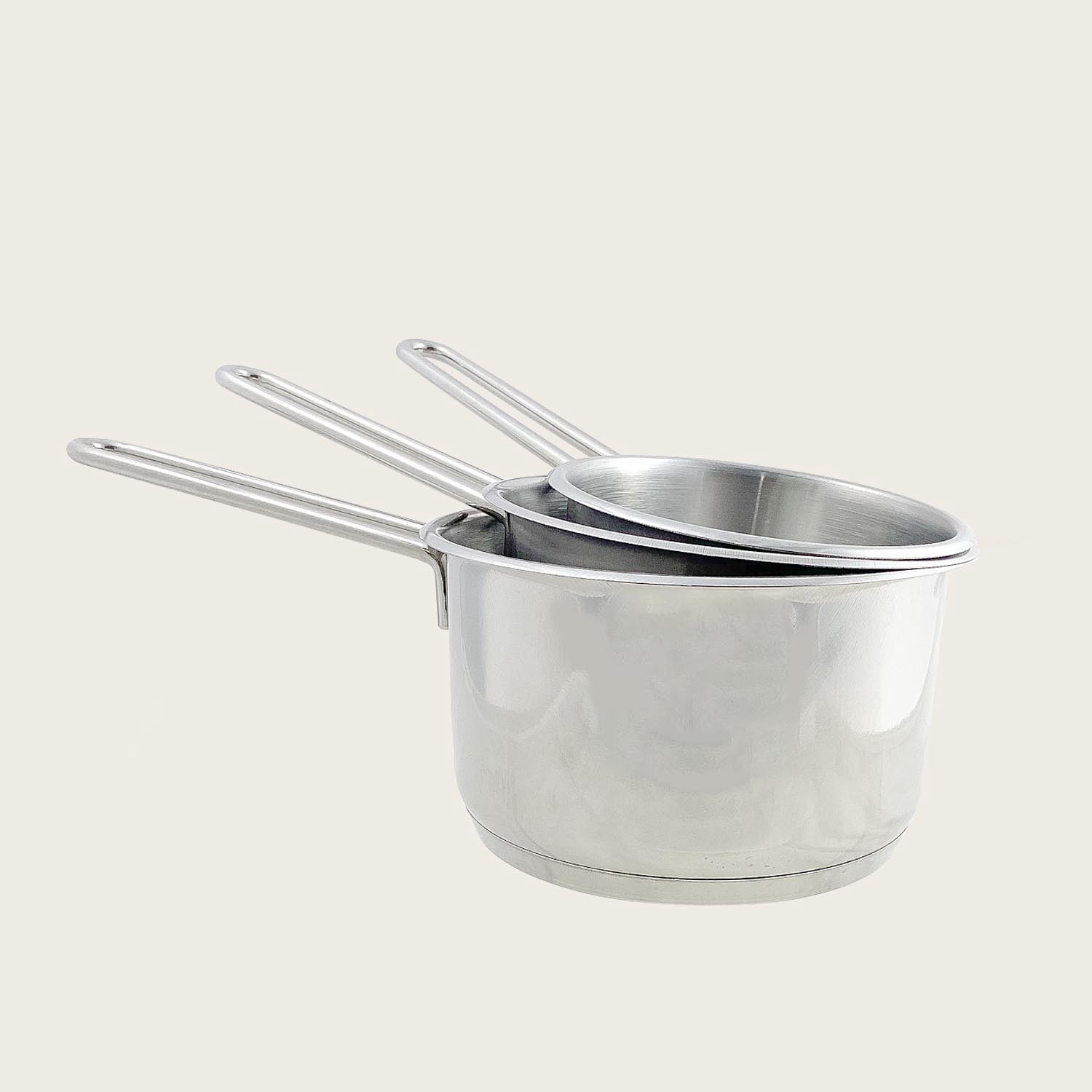 SET 3 CASSERUOLE CON MANICO