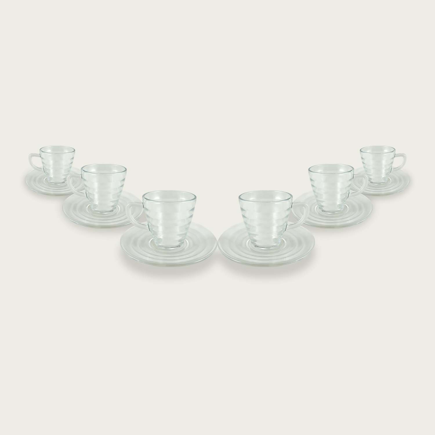 SET 6 TAZZE VIVA ESPRESSO CON PIATTINO 11CL