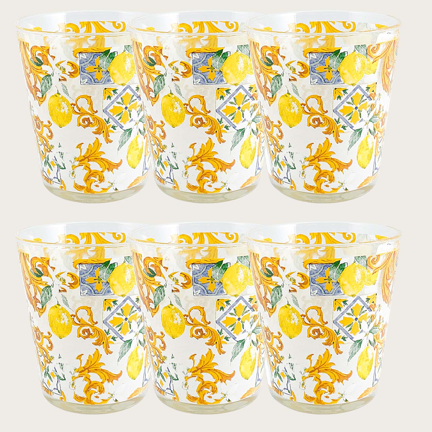 SET 6 BICCHIERI LEMON