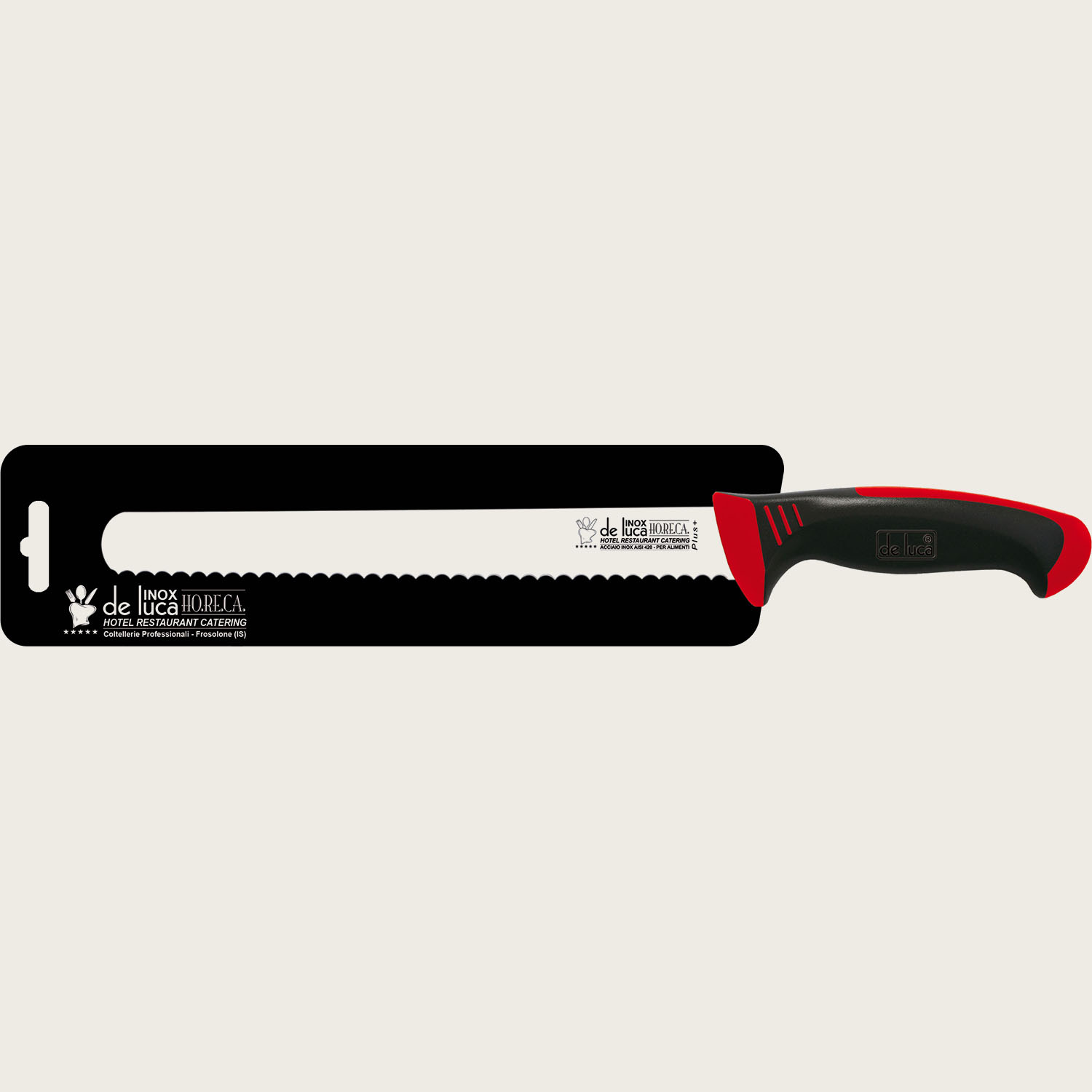 Coltello Pane Punta Tonda Inox Plus