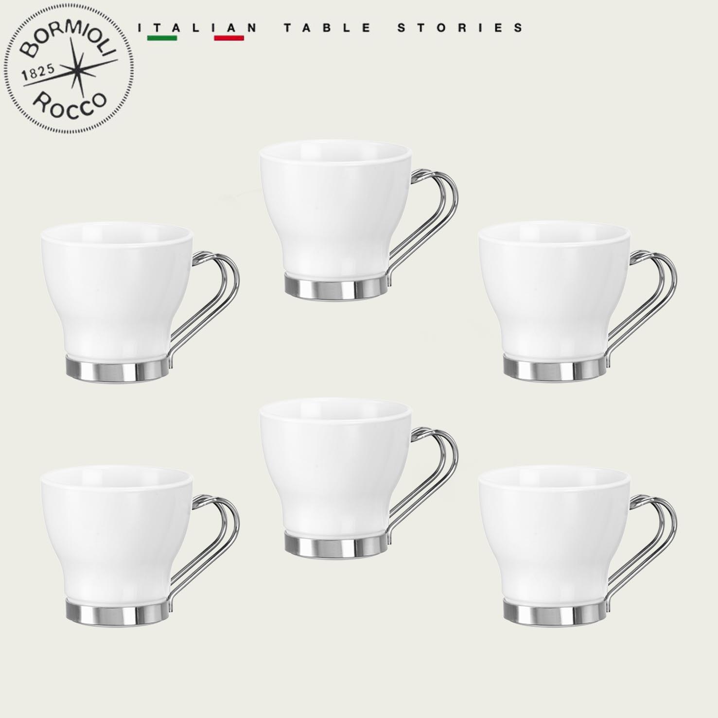 Set 6 tazze caffè con piattino Teulada