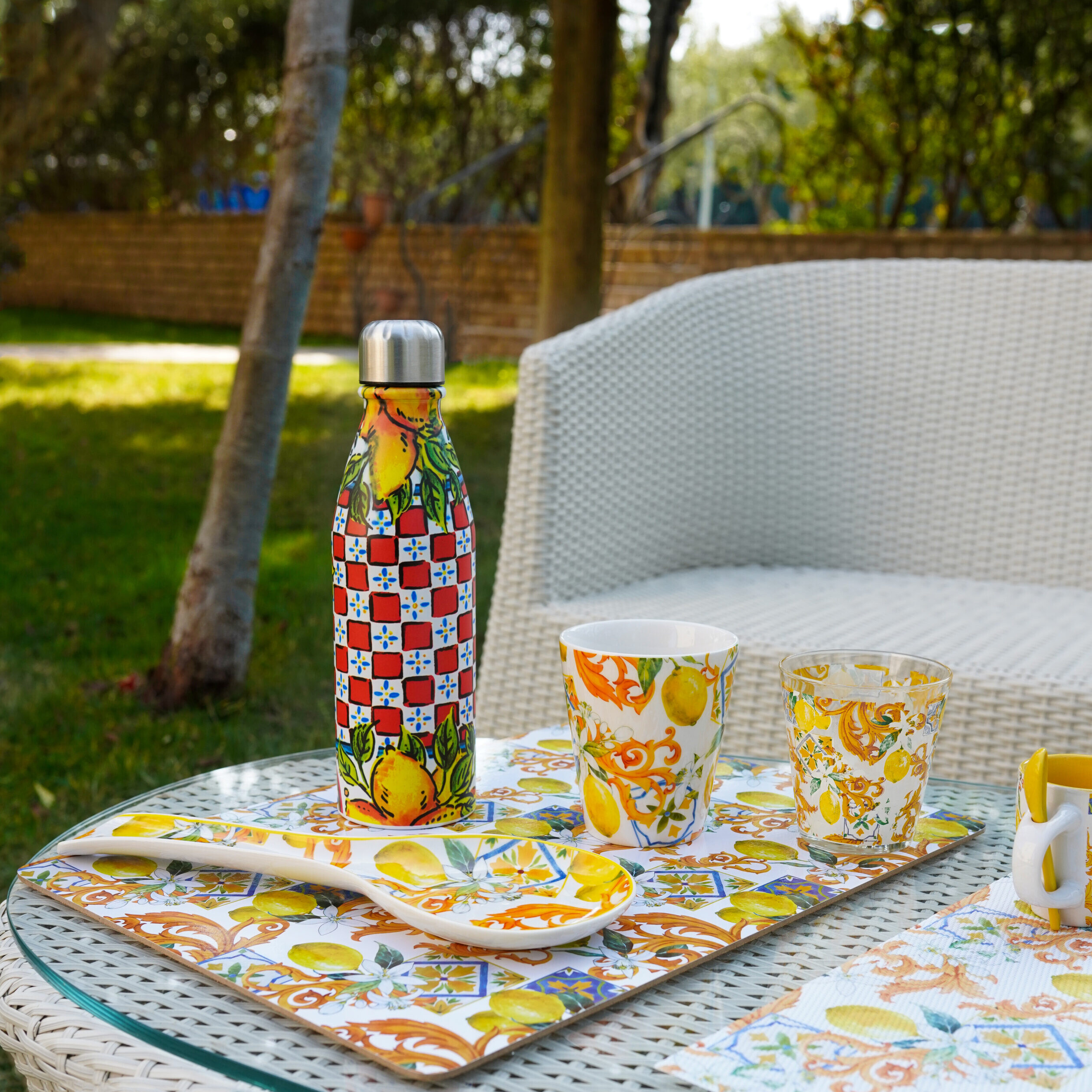 Tovaglietta Rettangolare Mdf Decoro Lemon
