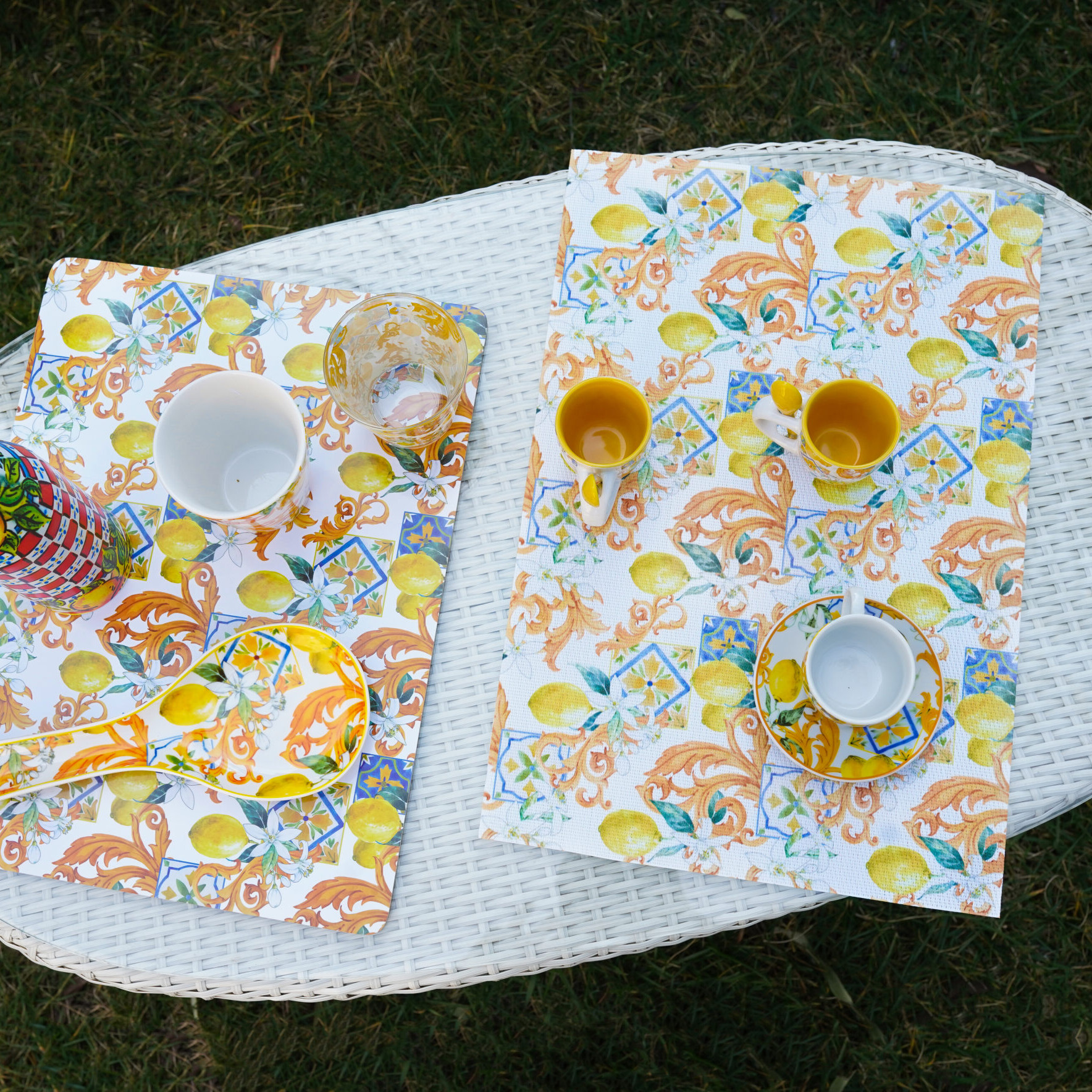 Tovaglietta Rettangolare Mdf Decoro Lemon