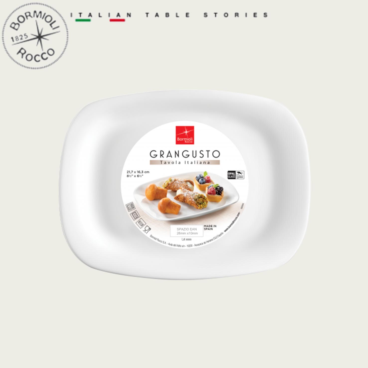 PIATTO PIADINA BORMIOLI GRANGUSTO