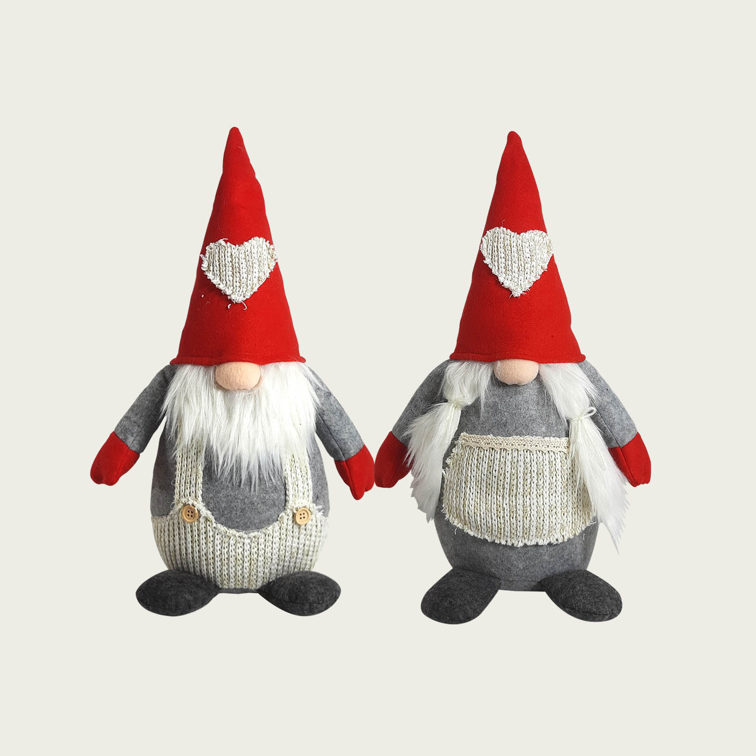 GNOMO DECORATIVO CAPPELLO CUORE 40CM