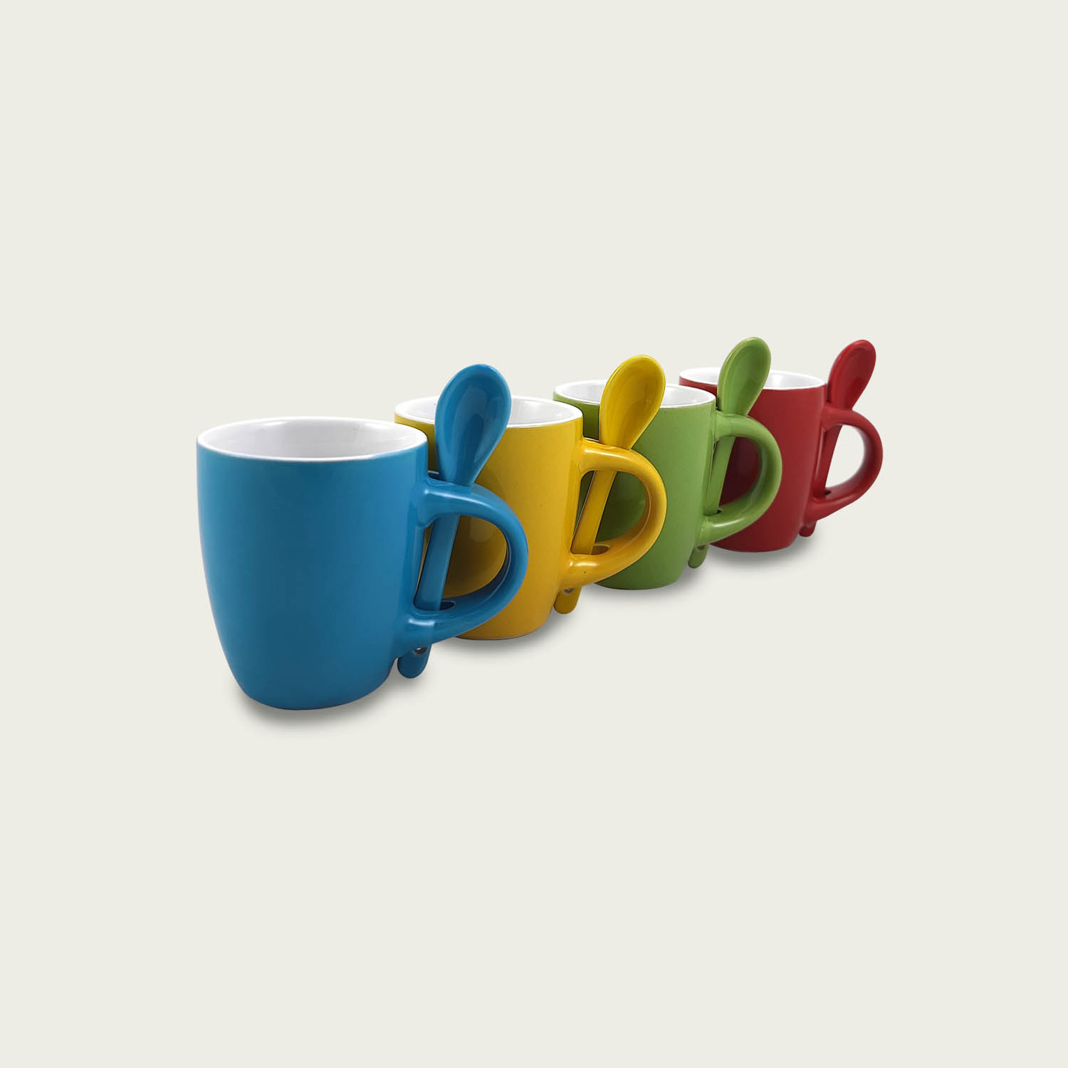 Tazze Mug Colorate 4pz - Caffè Vero