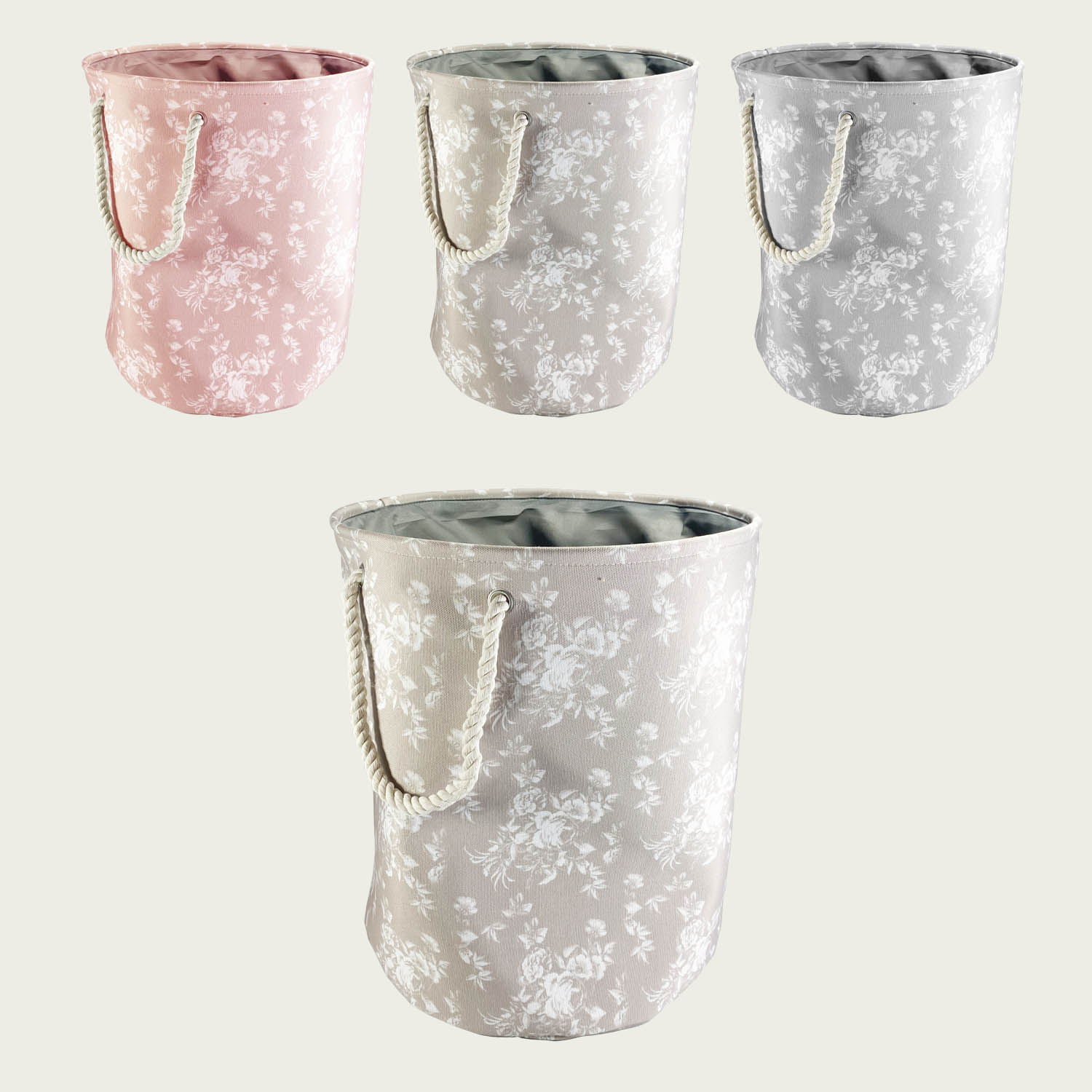 CESTO DECORATO CON FANTASIA FLOREALE