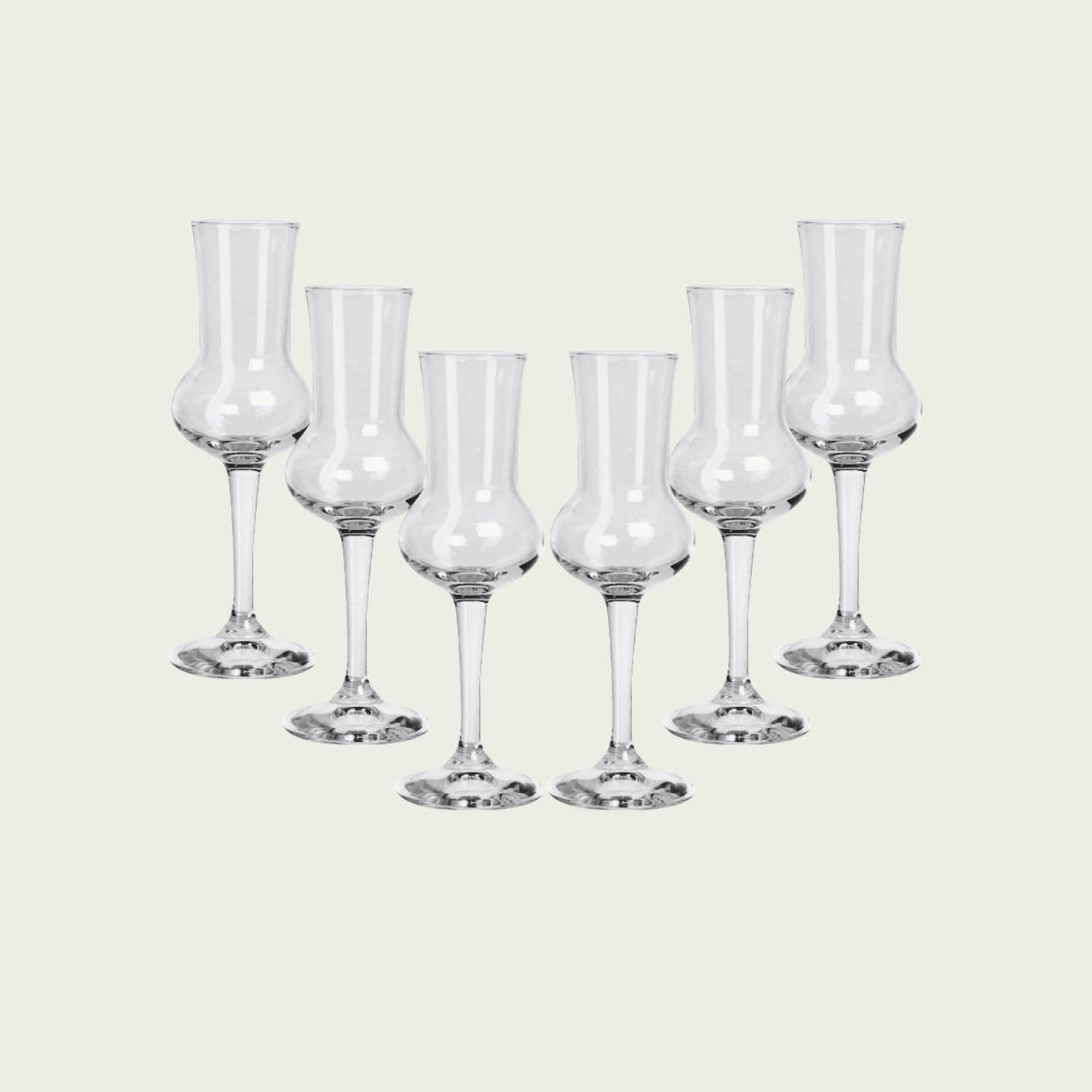 SET 6 CALICI GRAPPA BORMIOLI RISERVA 8 CL
