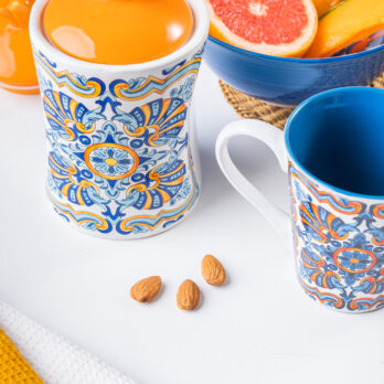 Tris Barattoli Puertorico In Ceramica