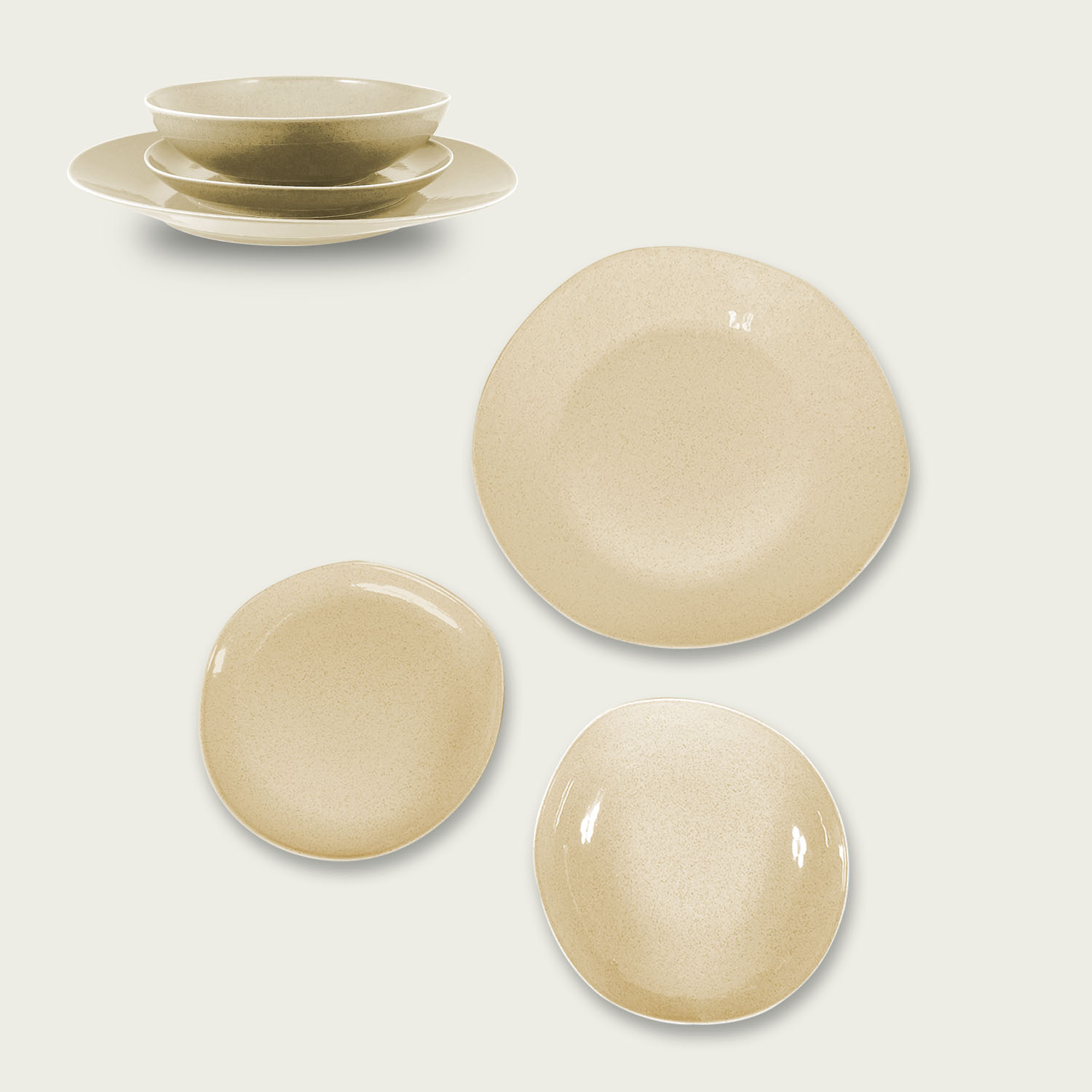 Piatto Linea Alternative Soho Beige