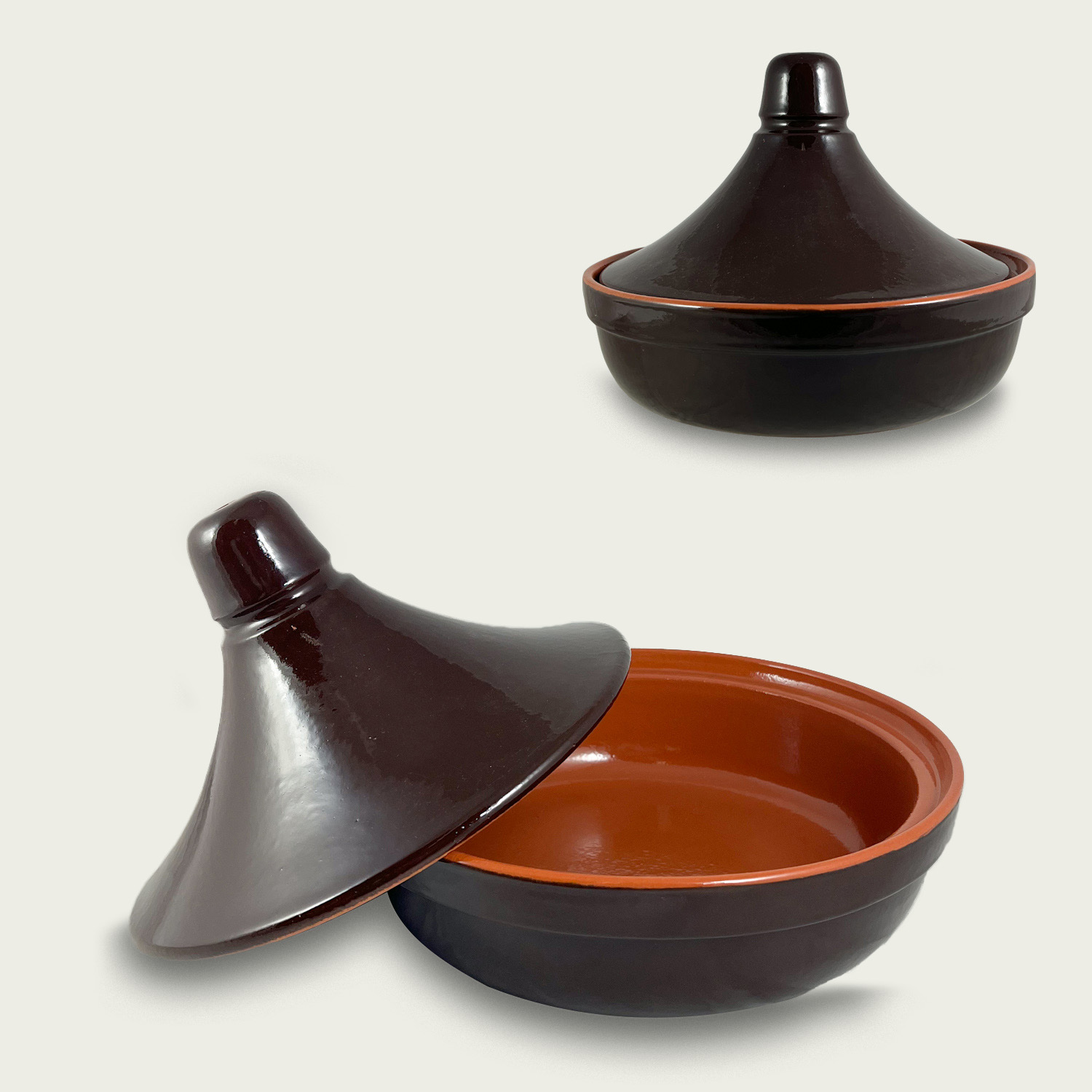 Tajine Cm.26 Brunella In Terracotta - Arca Italy