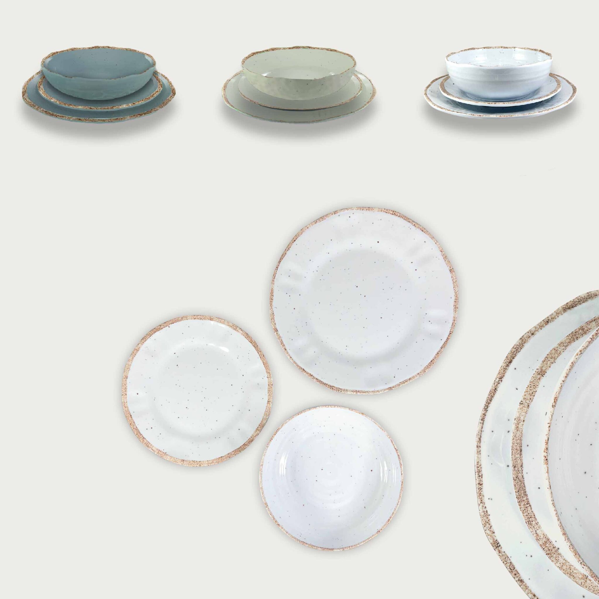 Easy – Piatto Piano 19,5 Cm In Melamina Resistente - Foto 6