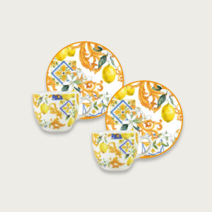 Set 2 Tazze Da Tè - Cappuccino 220 Ml Lemon