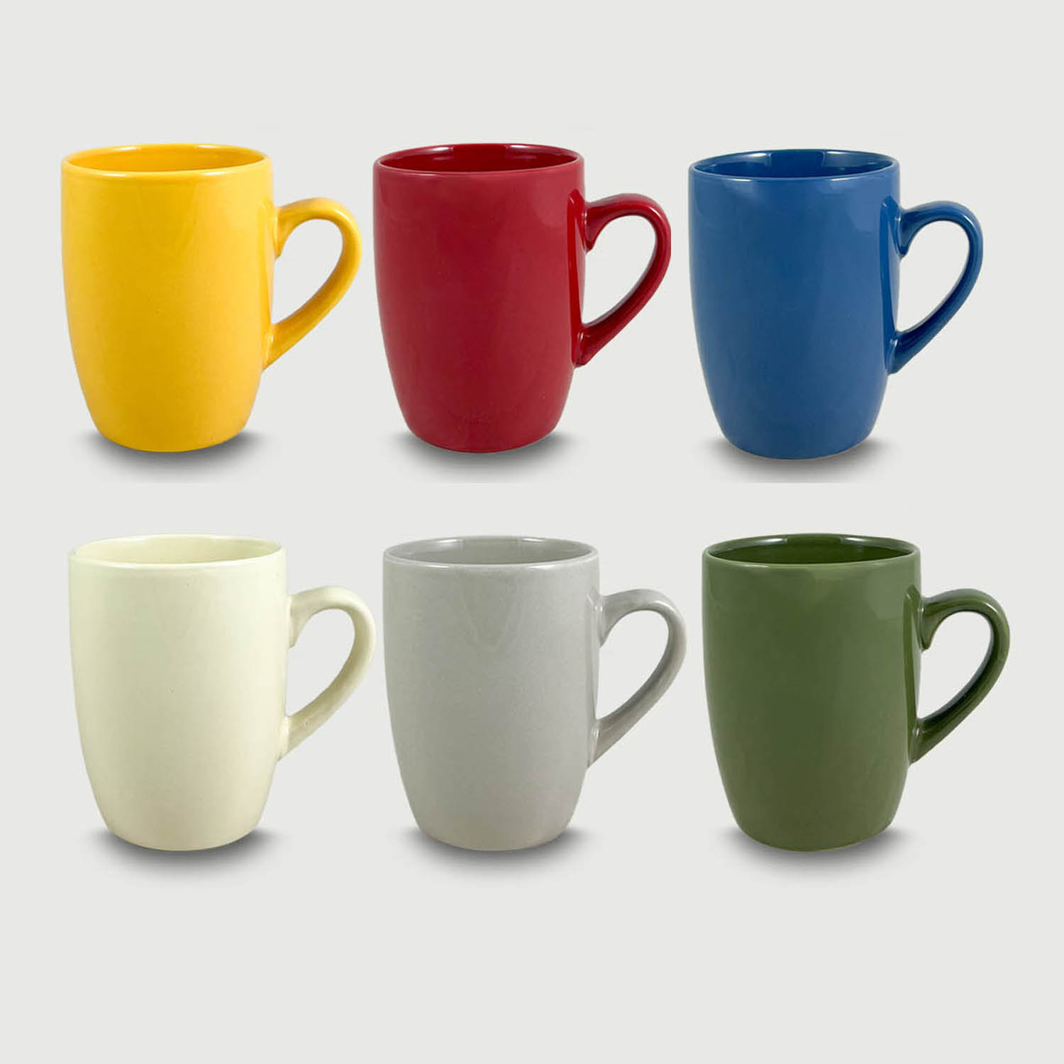Set 6 Tazze Mug Colori Assortiti II