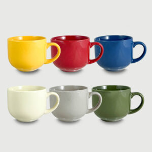 Set 6 Tazze Jumbo Colori Assortiti II
