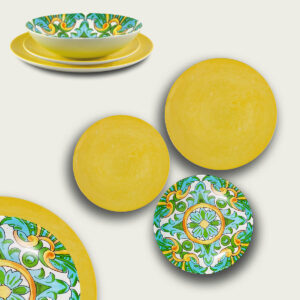 Set 18 Piatti Coordinati Smeraldo