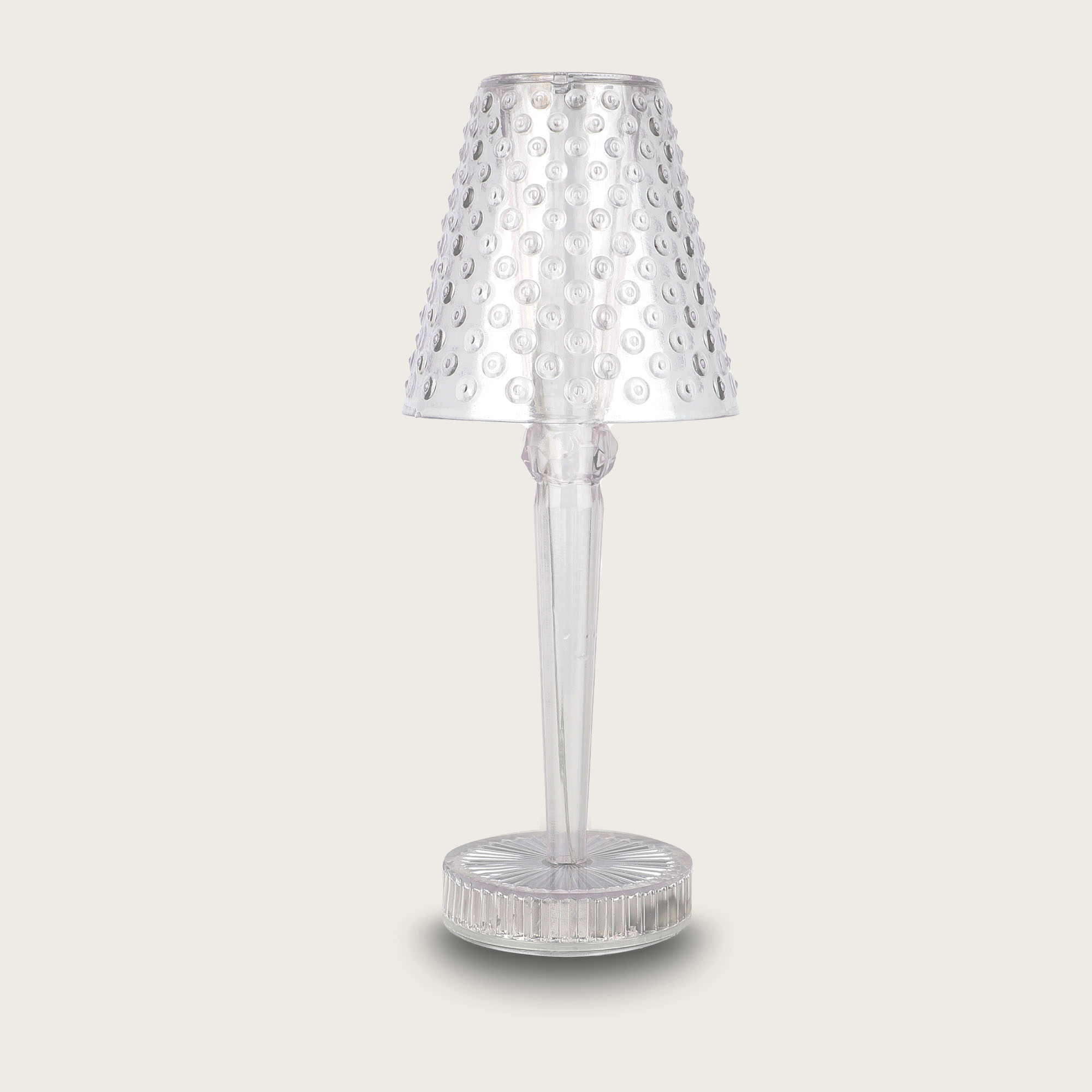 Lampada Clary in ceramica bianca avorio H33cm - Atmosphera créateur d'intérieur
