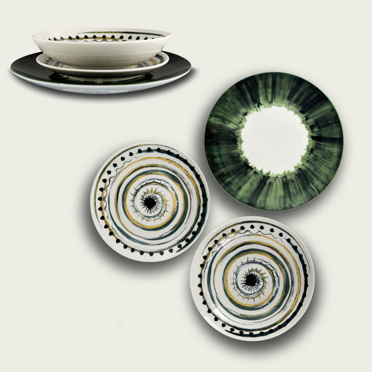 30 Decorazioni A Spirale Verde | Ghirlande Per Feste | Compleanni, Matrimoni, Carnevale - Foto 3